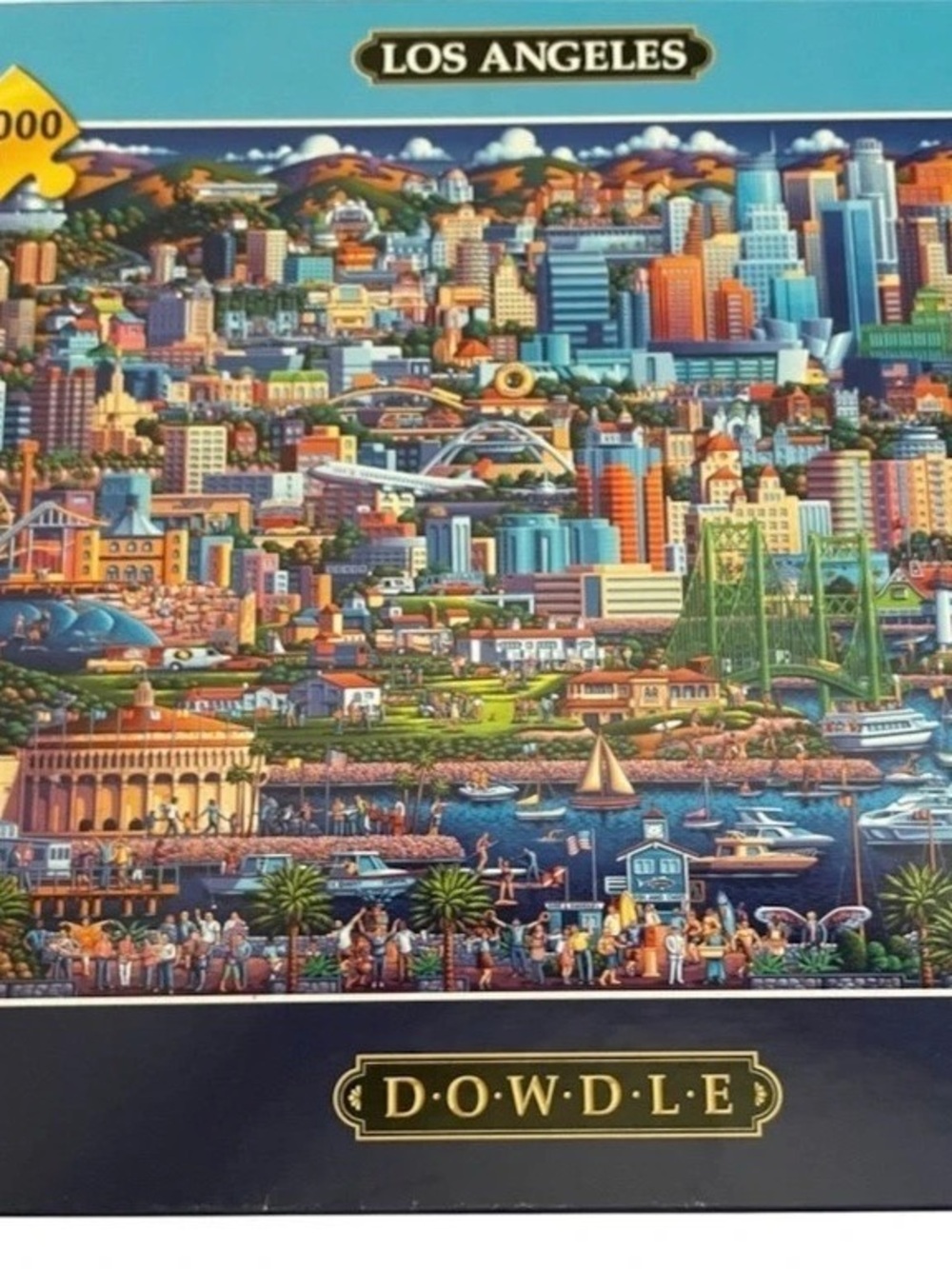 Dowdle Studios “Los Angeles” 2000 Piece Multicolor Puzzle